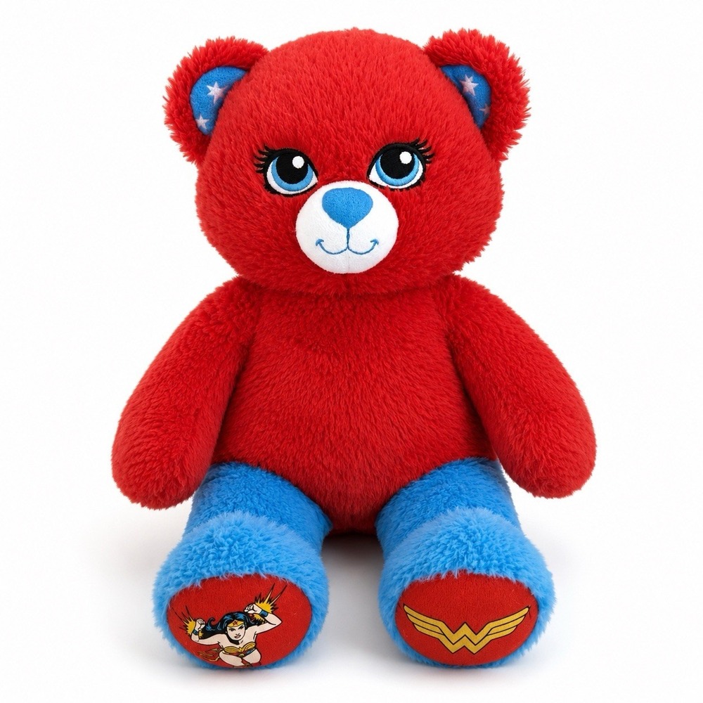 Build-A-Bear Wonder Woman Teddy Bear Plush Stuffed Animal Toy DC Superhero